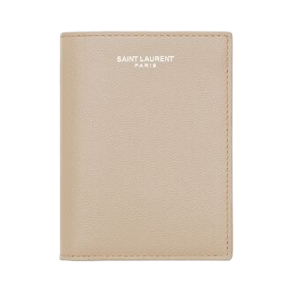 생로랑 파리 크레딧 카드 월렛 그레인 드 뿌드르 엠보스 레더 씨 솔트(Saint Laurent Paris Credit Card Wallet in Grain De Poudre Embossed Leather Sea Salt) - 1