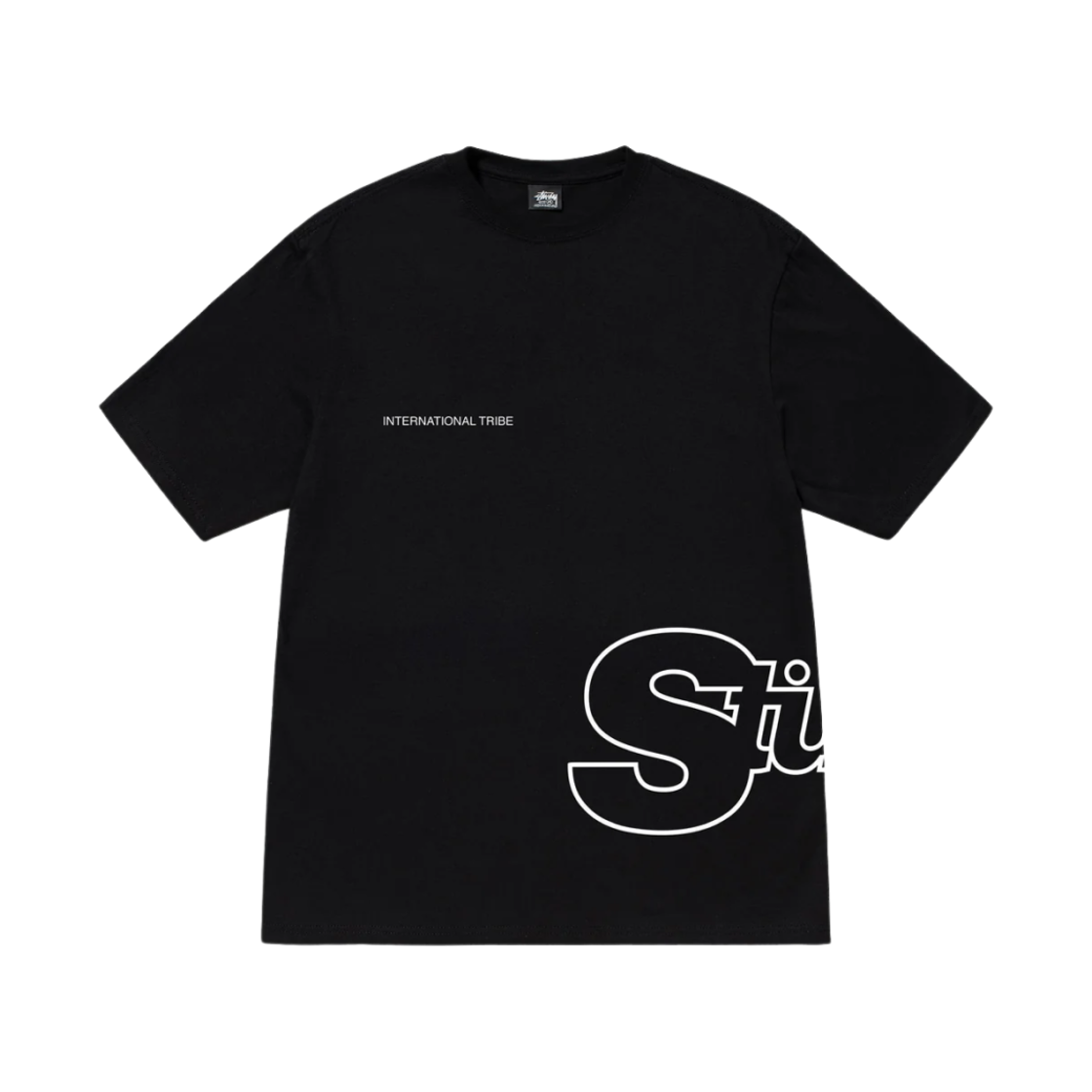 스투시 인터네셔널 트라이브 티셔츠 블랙(Stussy International Tribe T-shirt Black) - 1