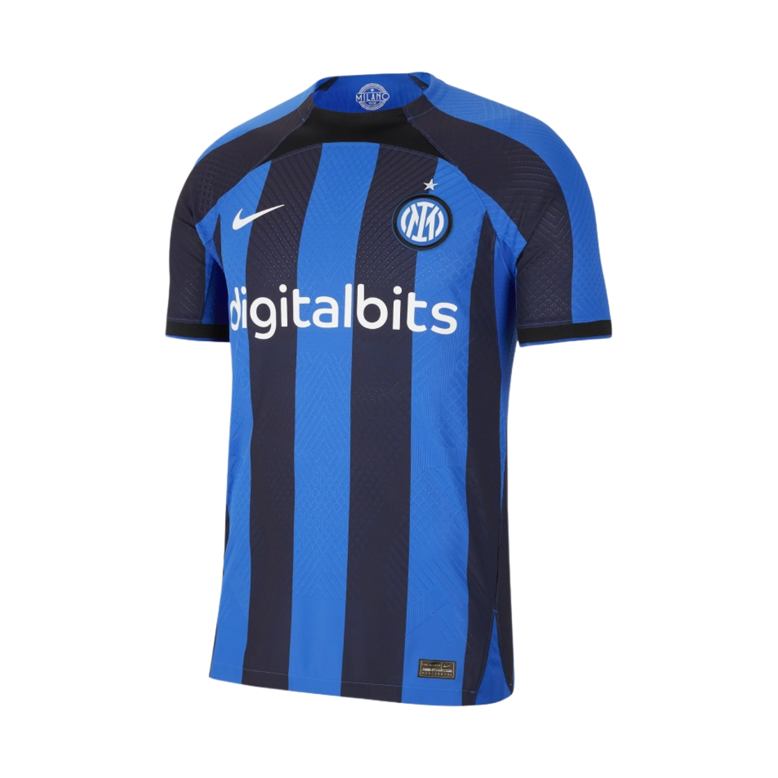 DJ7645-413 Nike Inter Milan 2022/23 Match Home Dri-Fit ADV Jersey Lyon Blue Black (Non Marking Ver.) - 대표 이미지 #1