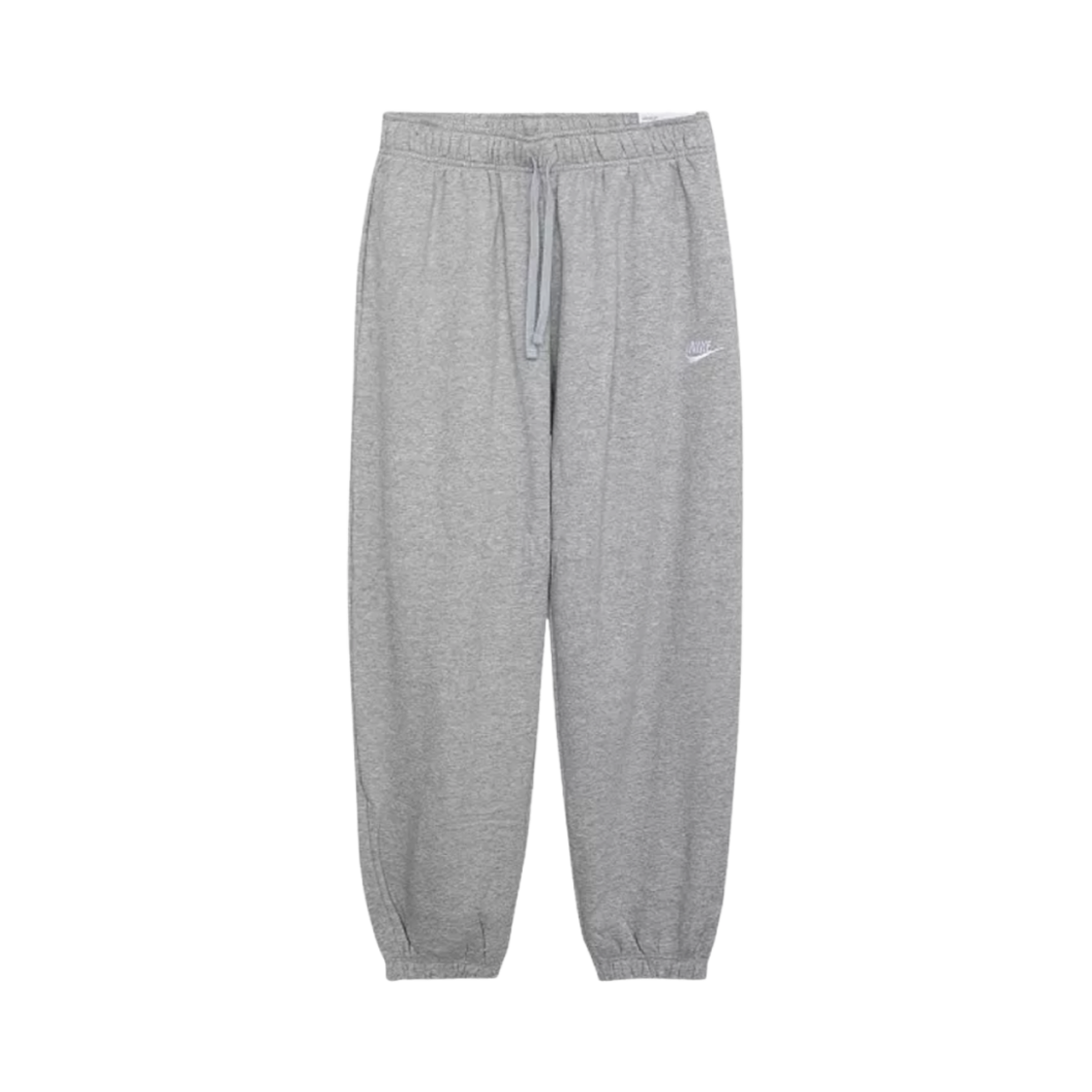 (W) 나이키 NSW 클럽 플리스 미드 라이즈 오버사이즈드 스웨트팬츠 다크 그레이 헤더 - 아시아
