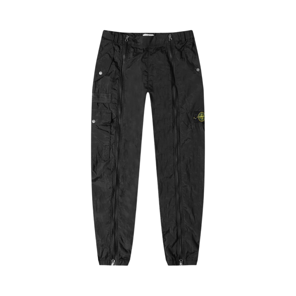 771531619-V0029 Stone Island 31619 Nylon Metal in Econyl Cargo Pants Black - 22FW