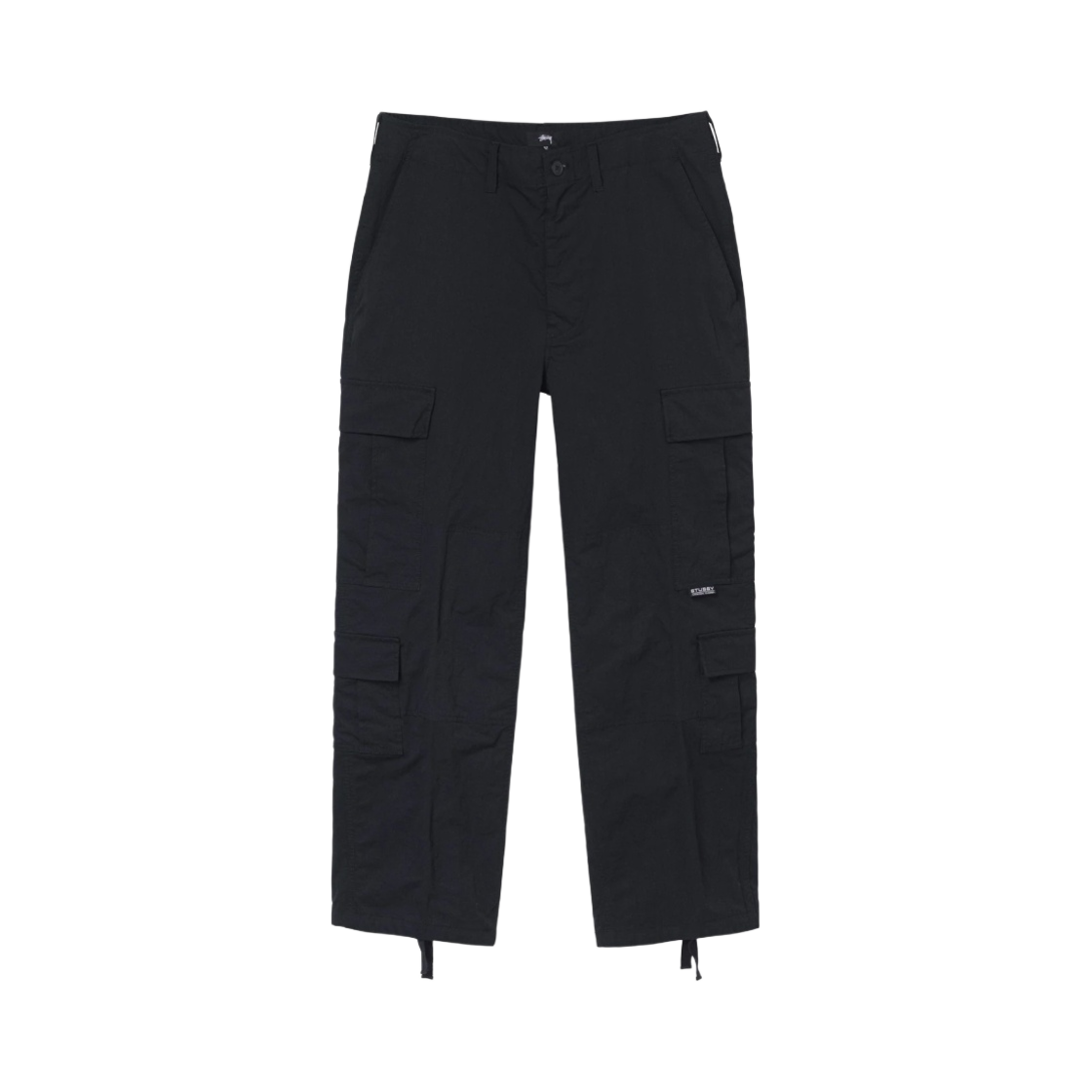 116543 Stussy Nylon Ripstop Surplus Cargo Pants Black