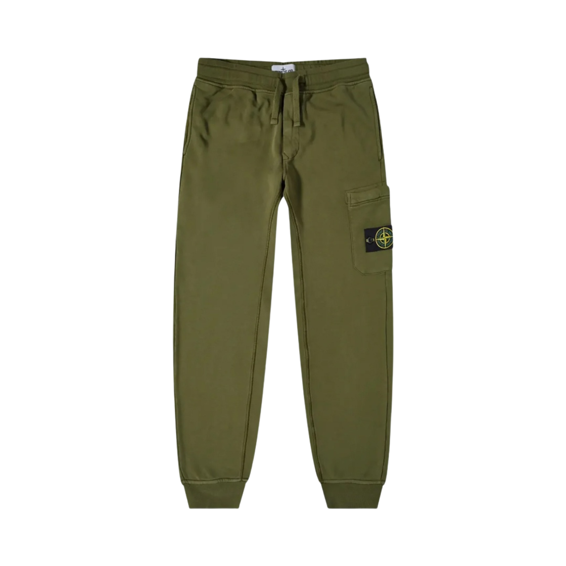 스톤 아일랜드 64551 코튼 플리스 카고 팬츠 올리브 그린 - 22SS(Stone Island 64551 Cotton Fleece Cargo Pants Olive Green - 22SS) - 1