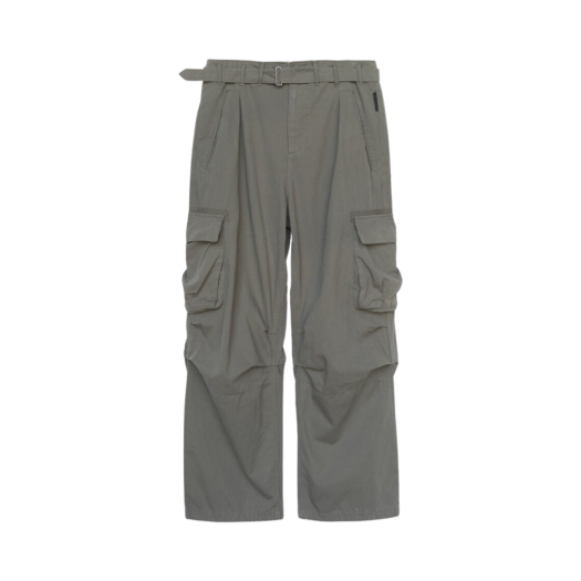PL5PPT3201AE Polyteru Belted Cargo Pants 1.2v Olive Gray