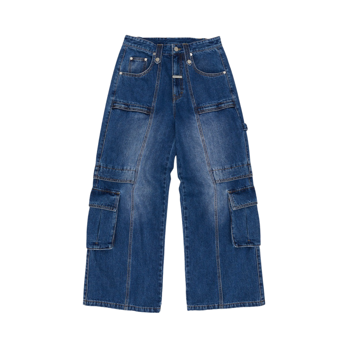 VH2ESUD110ABL Thevinylhouse Hardtack Wide Denim Pants Blue