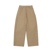 STU Wide Cotton Pants Beige