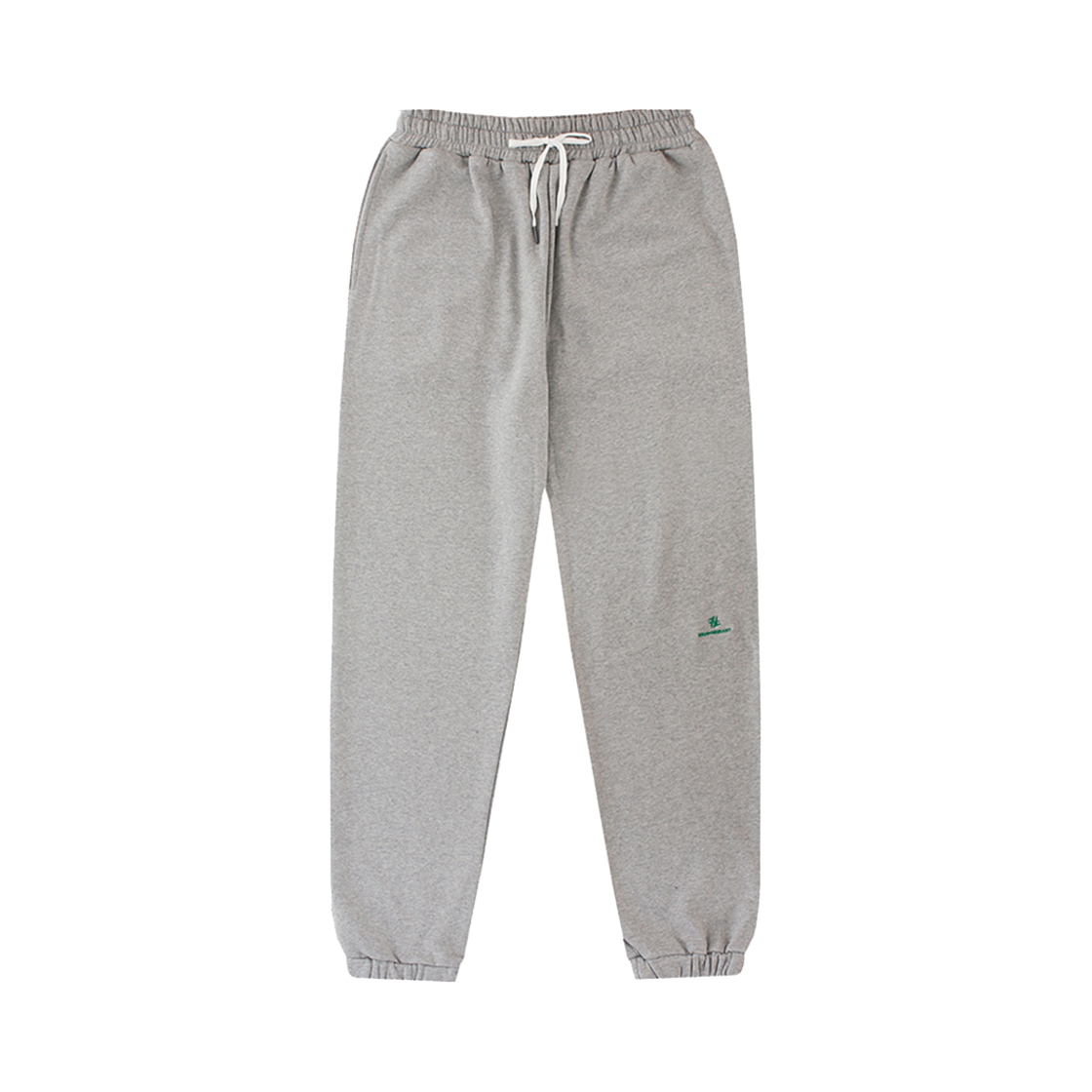 FW23PJP080GY Hongwoosung Jogger Pants With Embroidery Gray