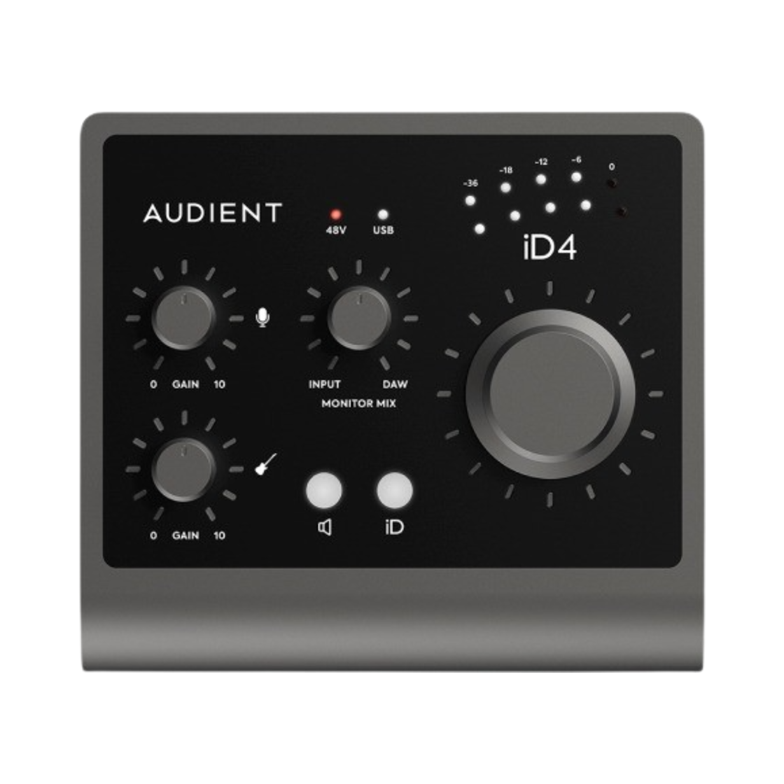 오디언트 iD4 MK2 오디오 인터페이스 블랙(Audient iD4 MK2 Audio Interface Black)