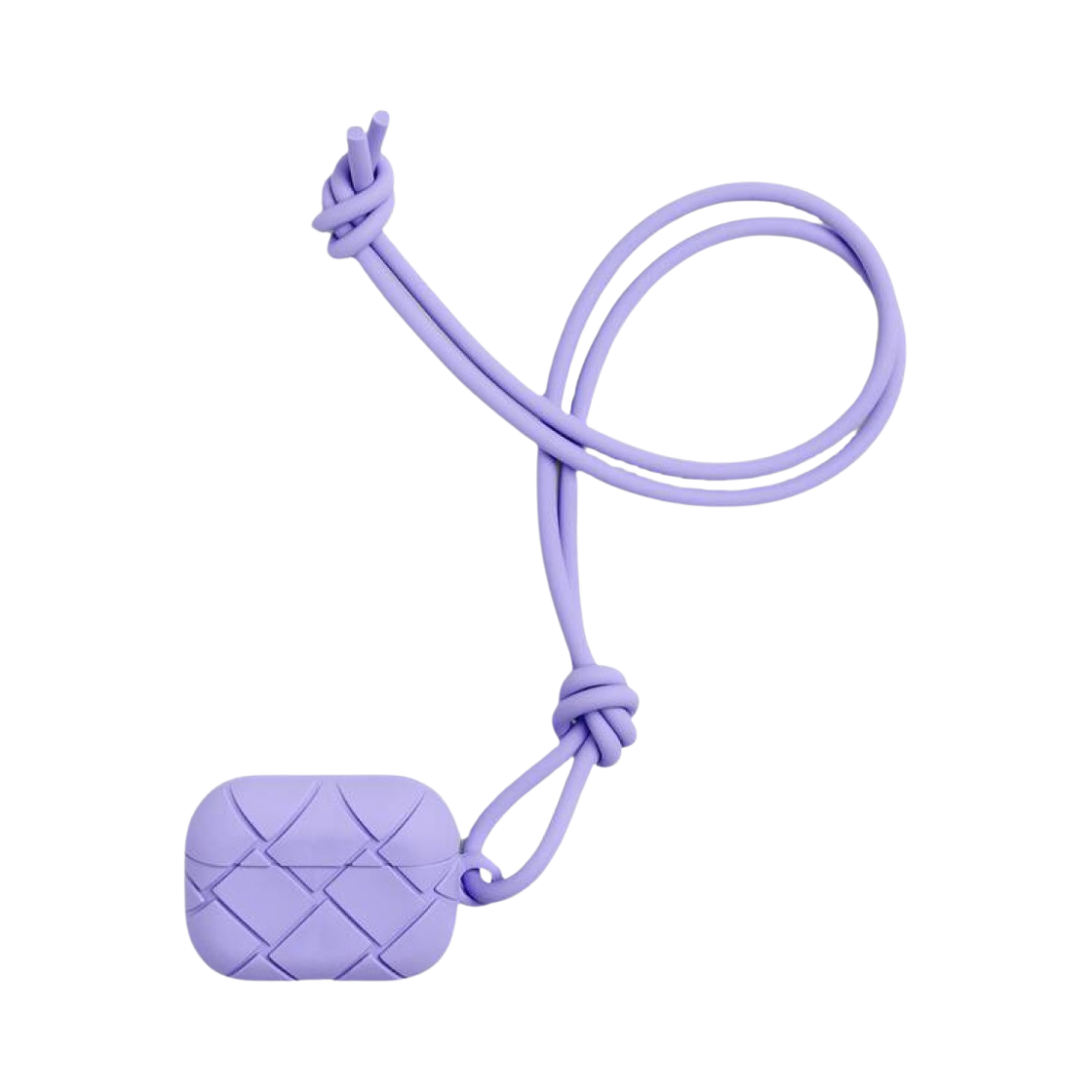 691715V0EY05324 Bottega Veneta AirPods Pro Case Amethyst - 대표 이미지 #1