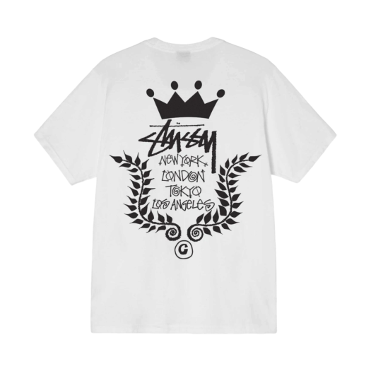 스투시 그린슬리브스 45 티셔츠 화이트 | Stussy | KREAM