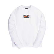 Nike x Kith New York Knicks Fleece Crewneck White