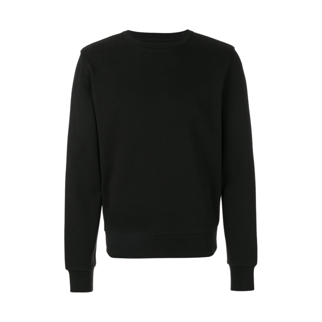 메종 마르지엘라 엘보우 패치 코튼 스웨트셔츠 블랙(Maison Margiela Elbow Patch Cotton Sweatshirt Black) - 1