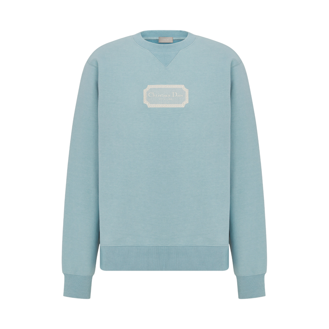 343J694A0531-C581 Dior Christian Dior Couture Sweatshirt Blue Organic Fleece