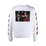 Off-White Caravaggio Slim Crewneck White Red