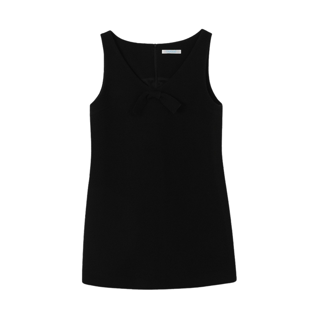 P0000BOI-Black Tannat Boucle Corsage One-Piece Black