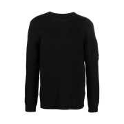 C.P. Company Lambswool Jumper Black - 22FW