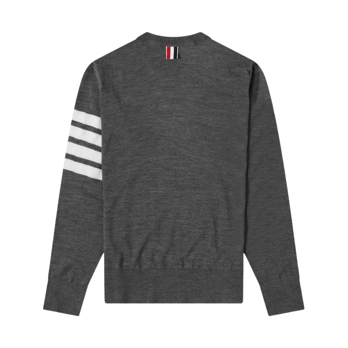 MKA002A-Y1014-038 Thom Browne Fine Merino Wool Stitch 4-Bar Classic Crewneck Pullover Knit Medium Grey - #2