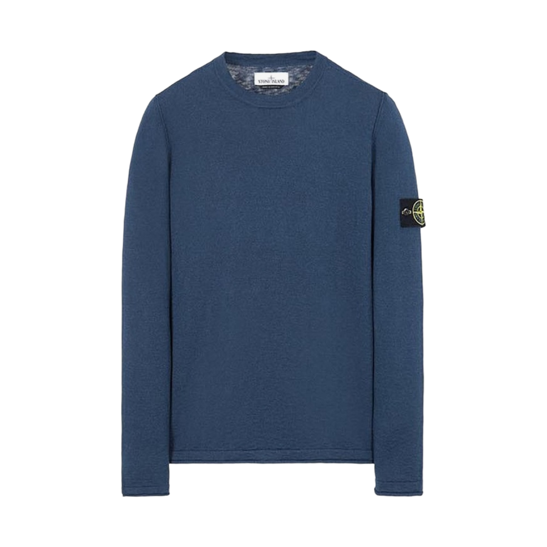 스톤 아일랜드 502B0 크루넥 니트탑 아비오 블루 - 21SS