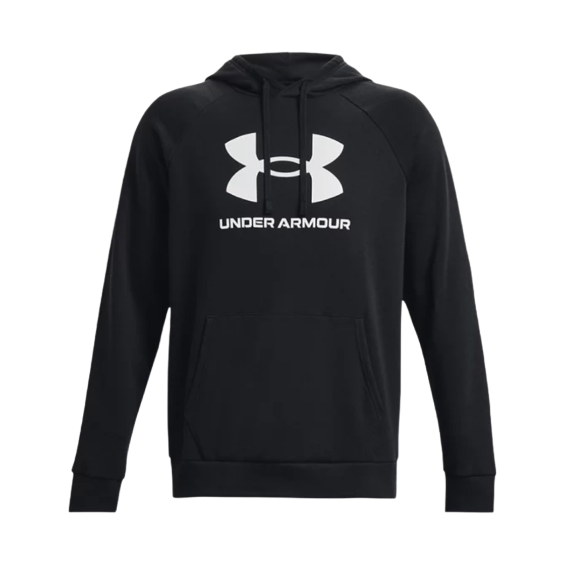 1379758-001 Under Armour Rival Fleece Logo Hoodie Black White