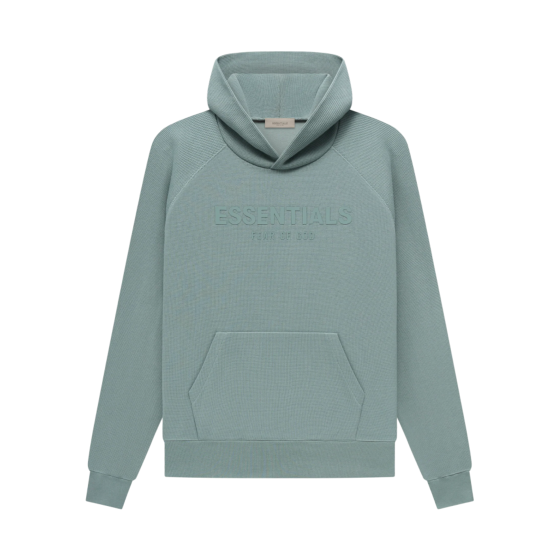 에센셜 와플 래글런 후드 시카모어 - 23SS(Essentials Waffle Raglan Hoodie Sycamore - 23SS) - 1