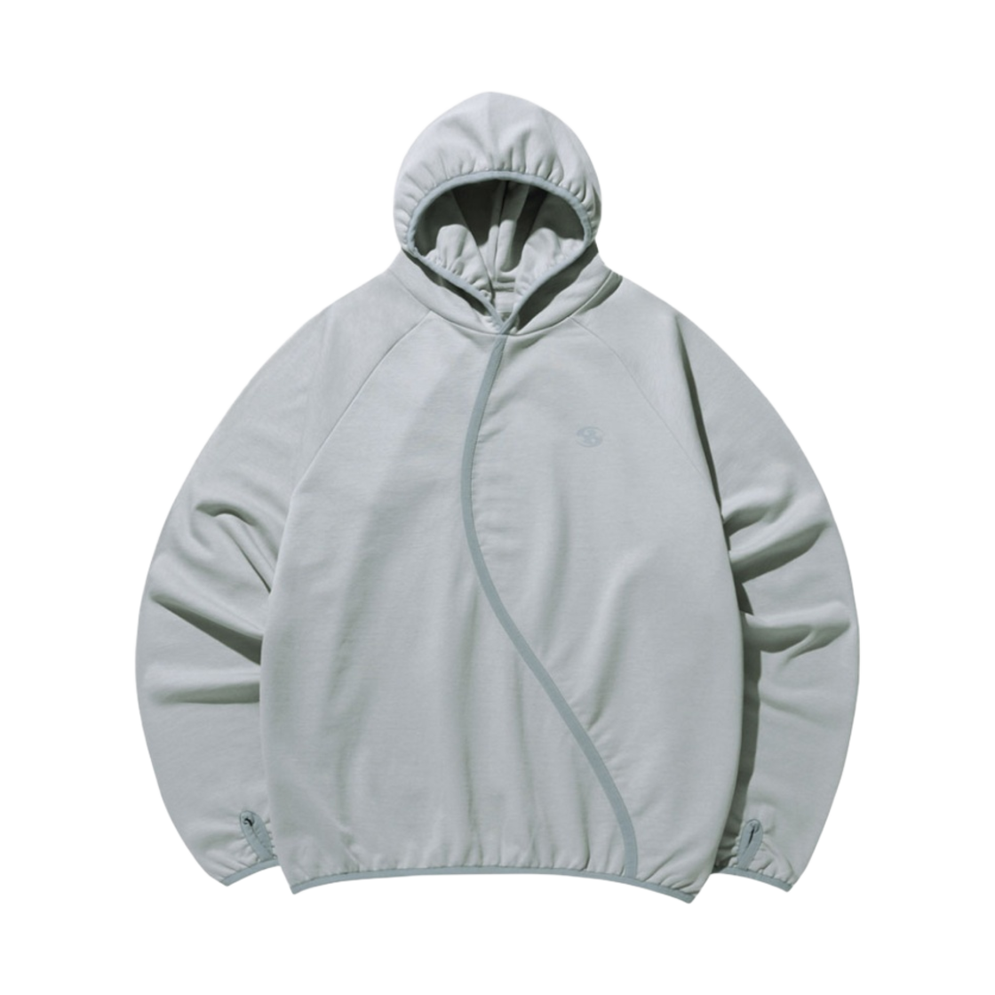 산산기어 테이프드 후드 그레이 -23SS(Sansan Gear Taped Hoodie Grey - 23SS)
