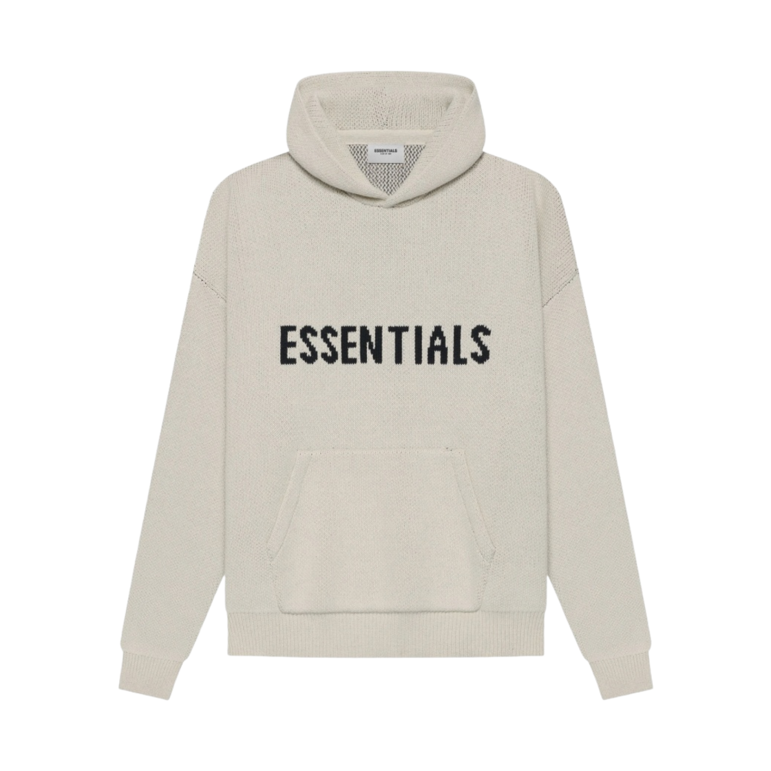에센셜 니트 풀오버 후드 모스 - 21SS