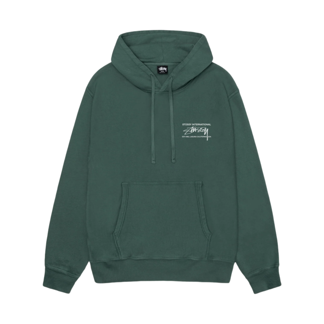 스투시 스무스 인터내셔널 피그먼트 다이드 후드 포레스트(Stussy Smooth International Pigment Dyed Hoodie Forest) - 2