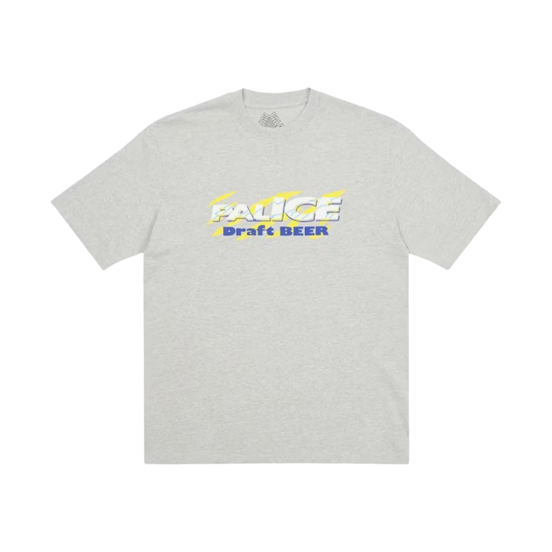 - Palace Light Beer T-Shirt Grey Marl - 22FW
