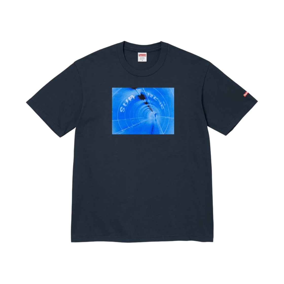 - Supreme Tunnel T-Shirt Navy - 24SS