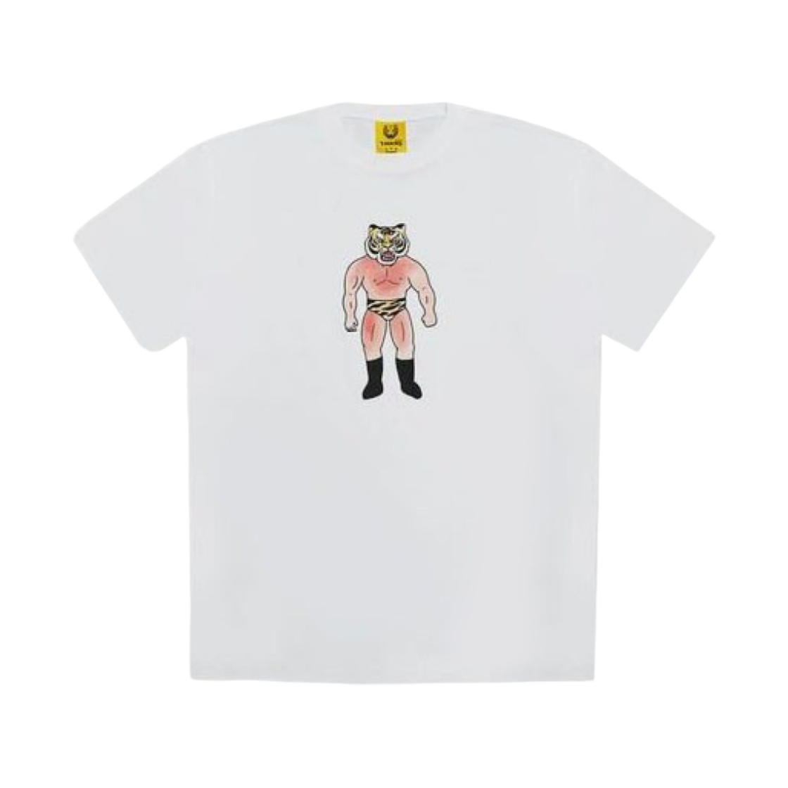 기아 타이거즈 x 아이앱 스튜디오 타이거 마스크 티셔츠 화이트(Kia Tigers x IAB Studio Tiger Mask T-Shirt White)