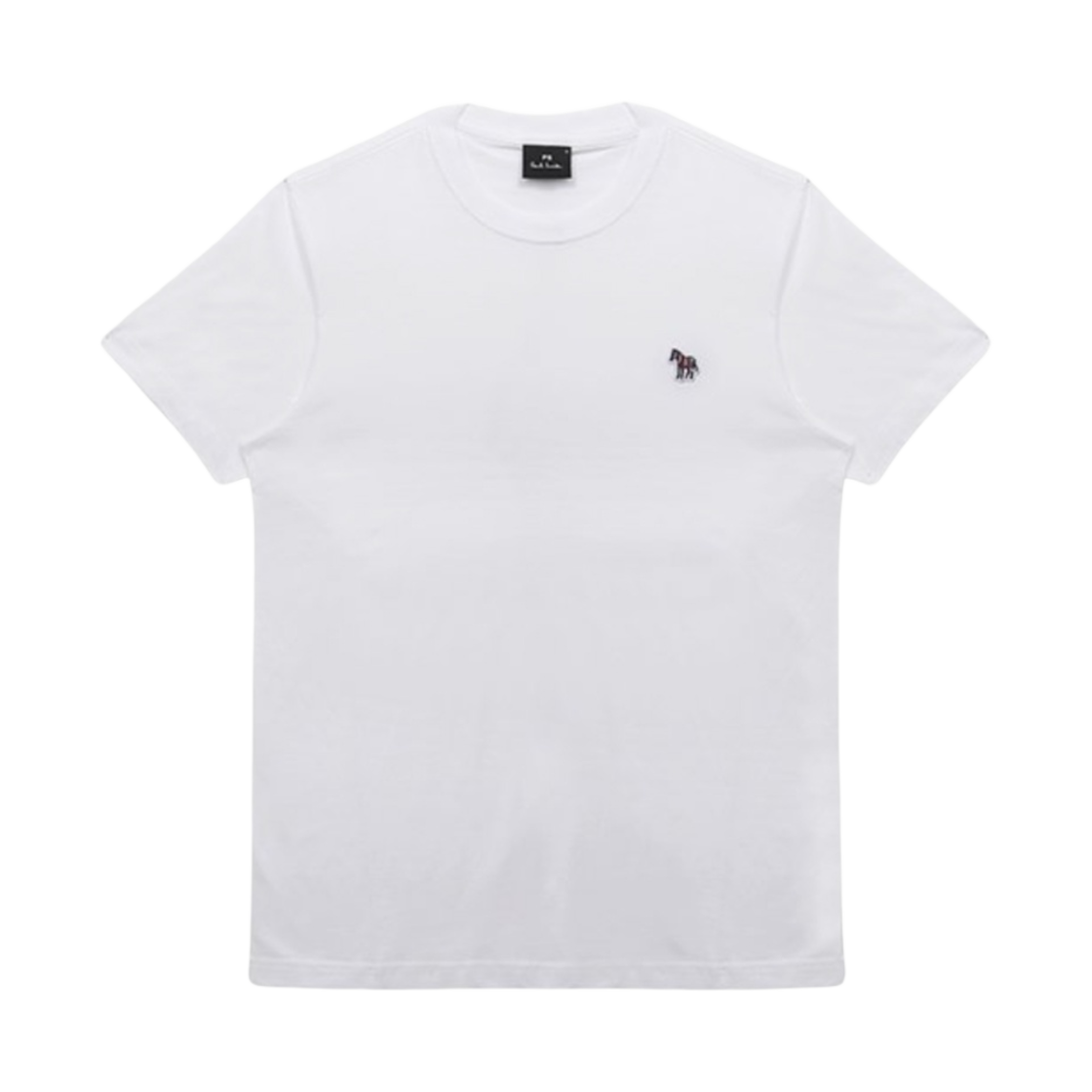 M2R-010R-KZEBRA-01 Paul Smith Slim Fit Zebra Cotton T-Shirt White
