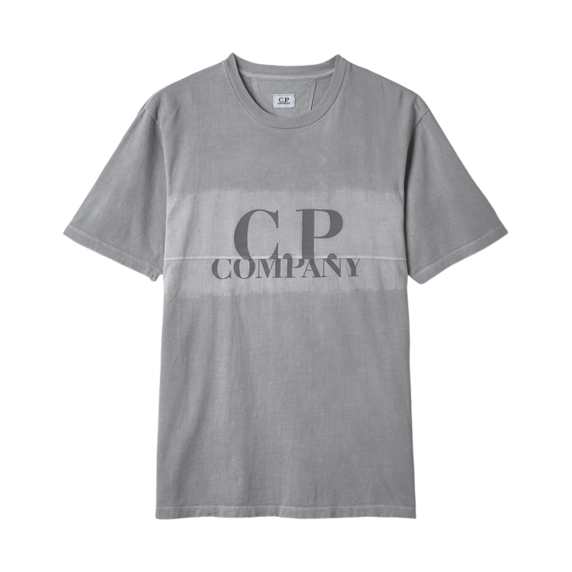 12CMTS234A005431S937 C.P. Company Logo Print T-Shirt Grey - 22SS