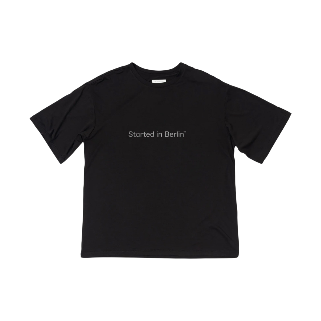 - Optimistic Runners Oversize Recycled T-Shirt Black