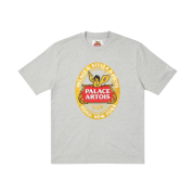 Palace x Stella Artois Coaster T-Shirt Grey Marl - 21FW