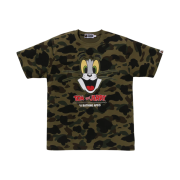 BAPE x Tom & Jerry 85th Anniversary 1st Camo T-Shirt Green