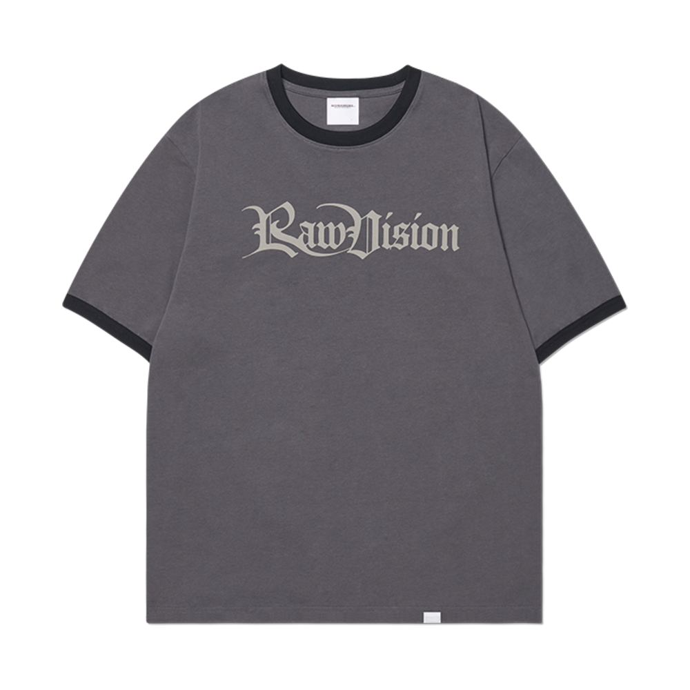 노매뉴얼 로우 비전 링거 티셔츠 차콜