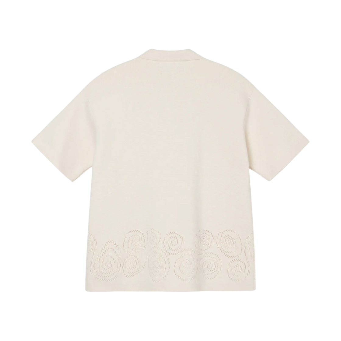 스투시 퍼포레이티드 스월 니트 셔츠 내츄럴(Stussy Perforated Swirl Knit Shirt Natural) - 2