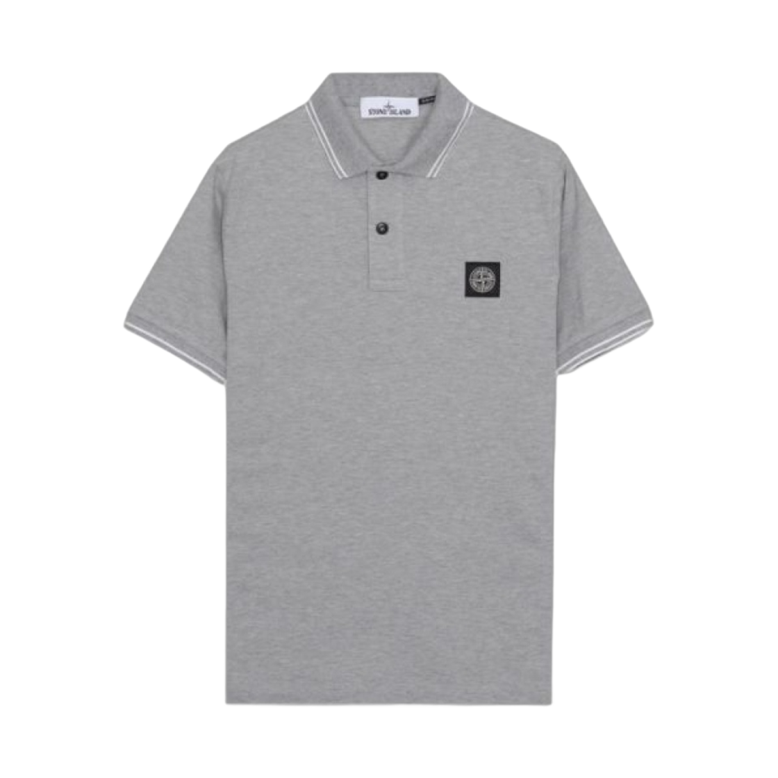 스톤 아일랜드 22S18 폴로 셔츠 멜란지 그레이 - 22FW(Stone Island 22S18 Polo Shirt Melange Grey - 22FW) - 1