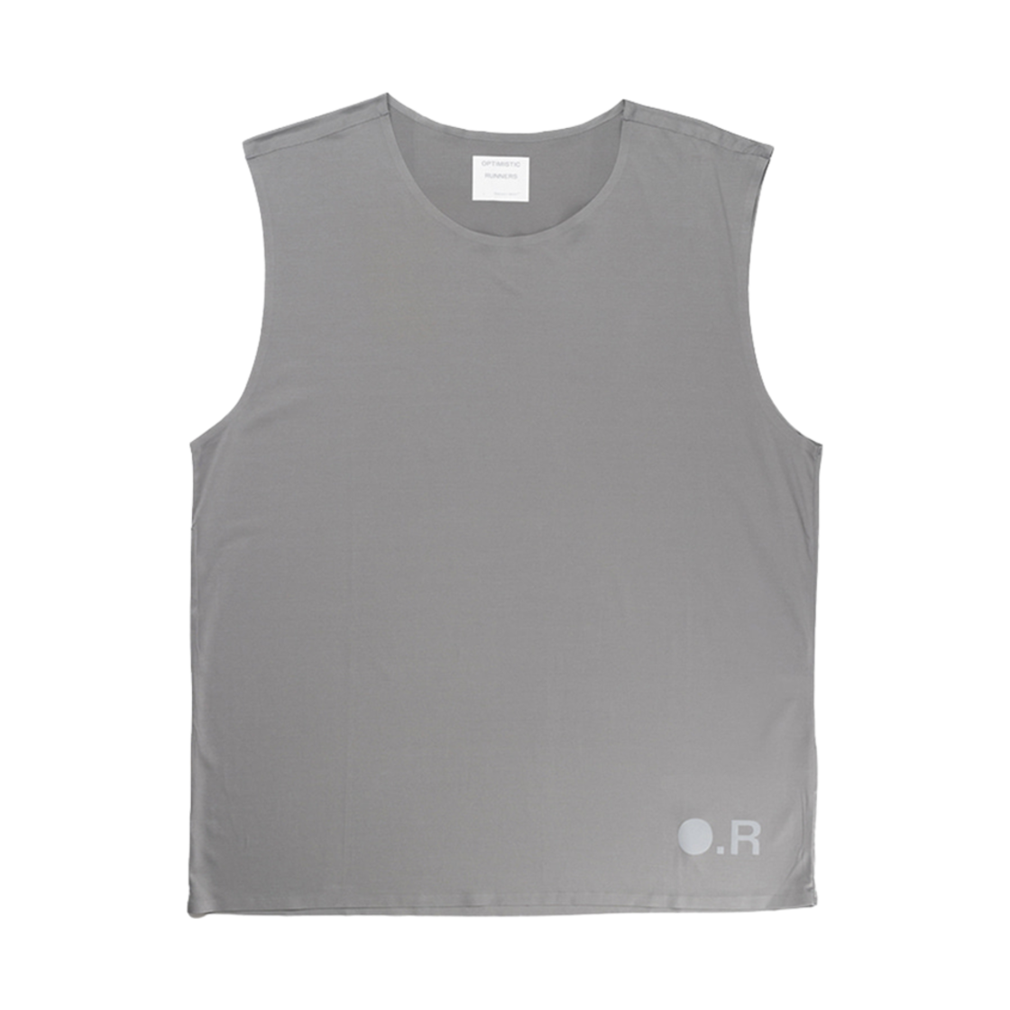 - Optimistic Runners Recycled OR Tank Top Graphite Grey