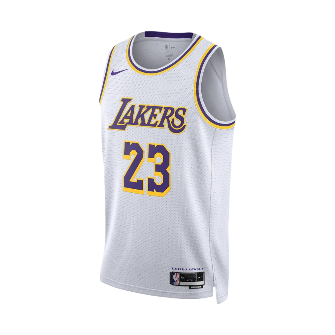 나이키 르브론 제임스 LA 레이커스 어소시에이션 에디션 2022/23 NBA 스윙맨 저지 화이트(Nike LeBron James LA Lakers Association Edition 2022/23 NBA Swingman Jersey White)