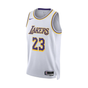 Nike LeBron James LA Lakers Association Edition 2022/23 NBA Swingman Jersey White