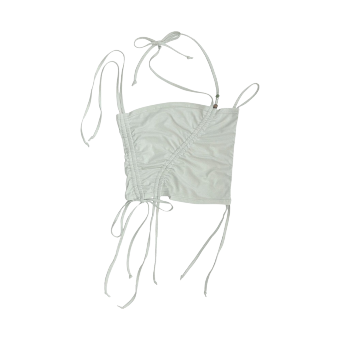 루바티 셔링 스트랩 튜브 세이지 민트(Rubati Shirring Strap Tube Top Sage Mint)