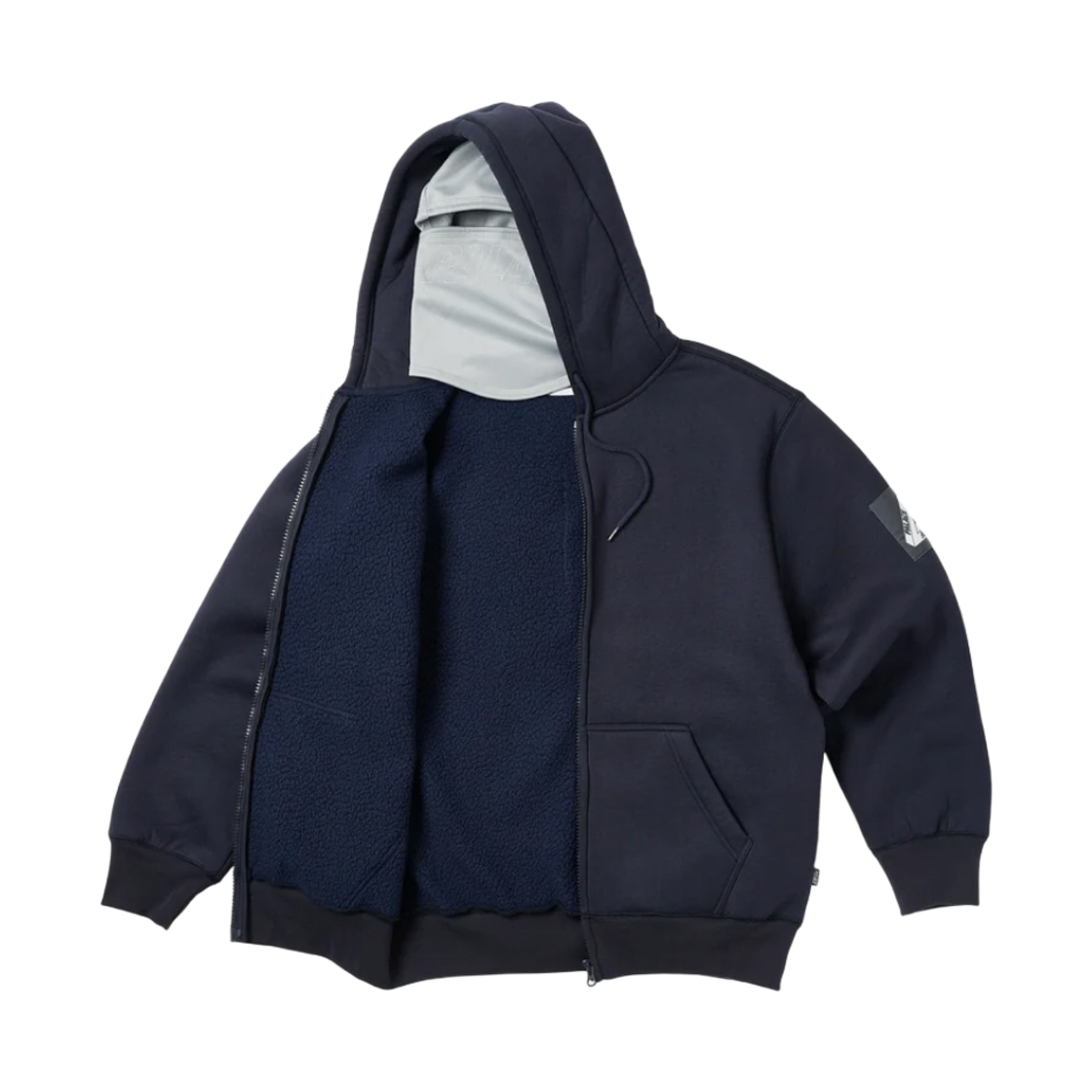 팔라스 페이스마스크 셔링 써멀 후드 네이비 - 23SS(Palace Facemask Shearling Thermal Hood Navy - 23SS) - 2