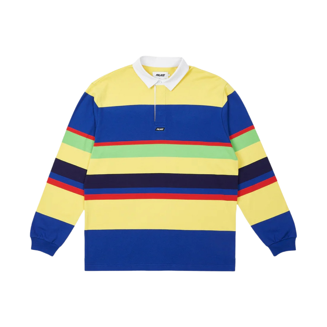 팔라스 빅 스트라이프 럭비 탑 옐로우 - 23SS