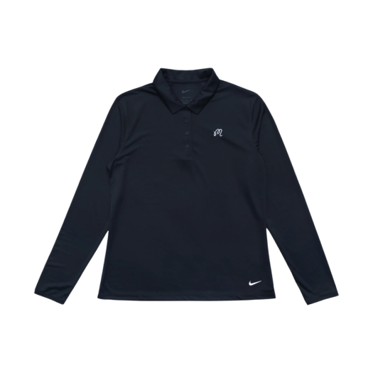 말본 골프 x WDS 롱 슬리브 폴로 셔츠 블랙 | Malbon Golf | KREAM