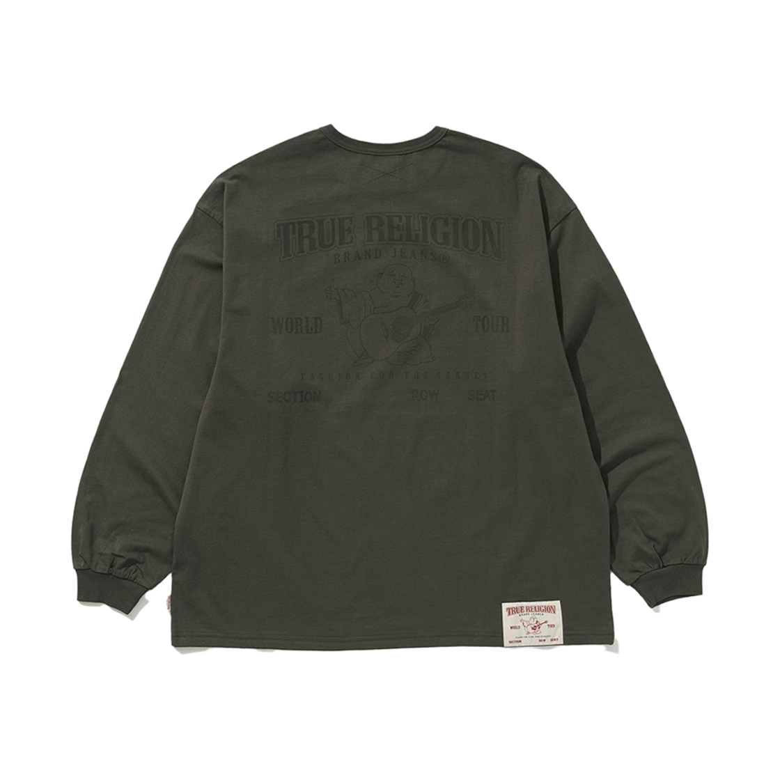 트루릴리젼 O.G 로고 롱슬리브 MK2 카키(True Religion O.G Logo LS T-Shirt MK2 Khaki) - 1