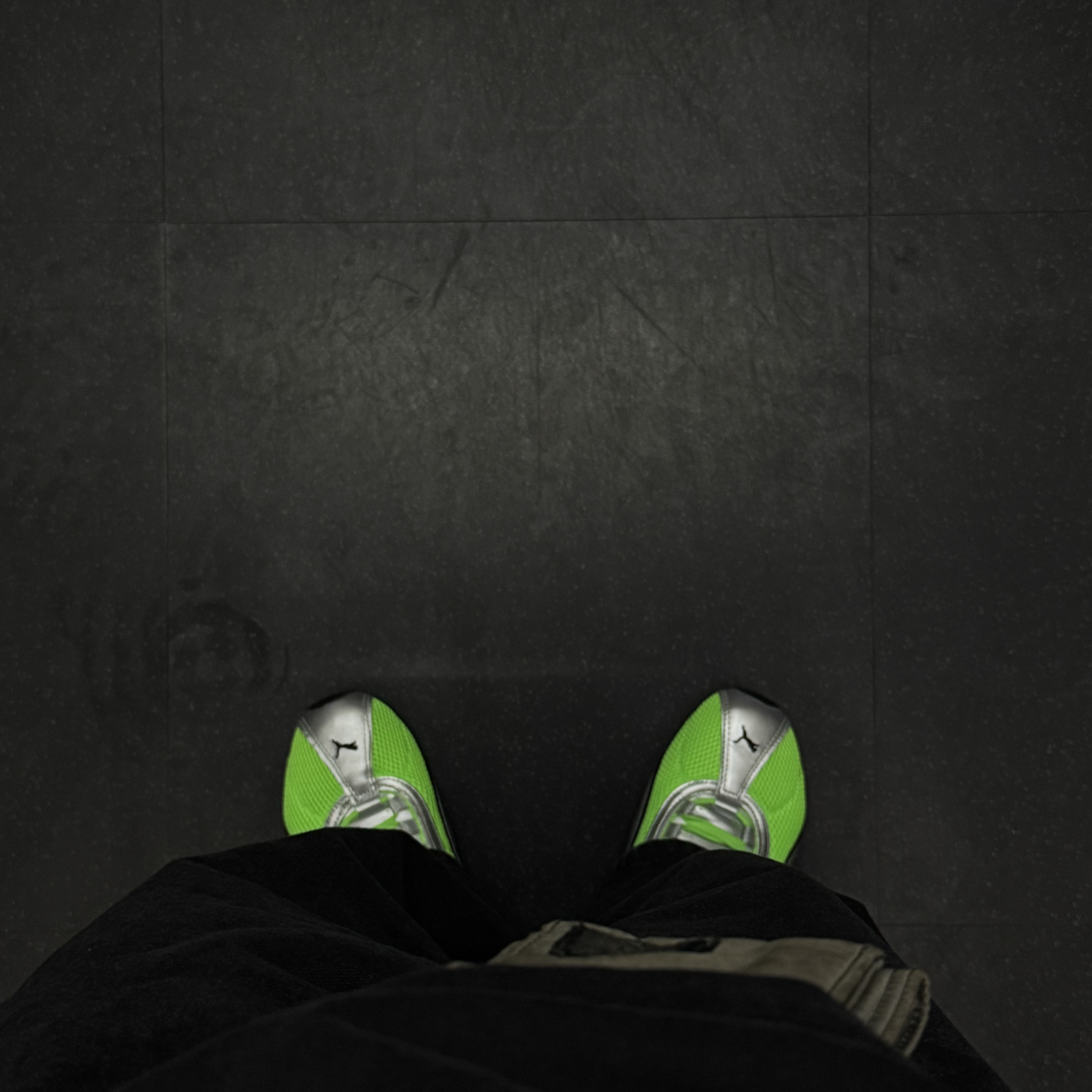 Puma H-street OG Green Silver 착용 스타일