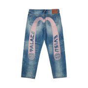 Palace x Evisu 2008 Classic Daicock Denim Jeans Indigo Mid Wash - 21FW