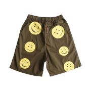 Kapital Combed Rainbowy Easy Shorts Khaki