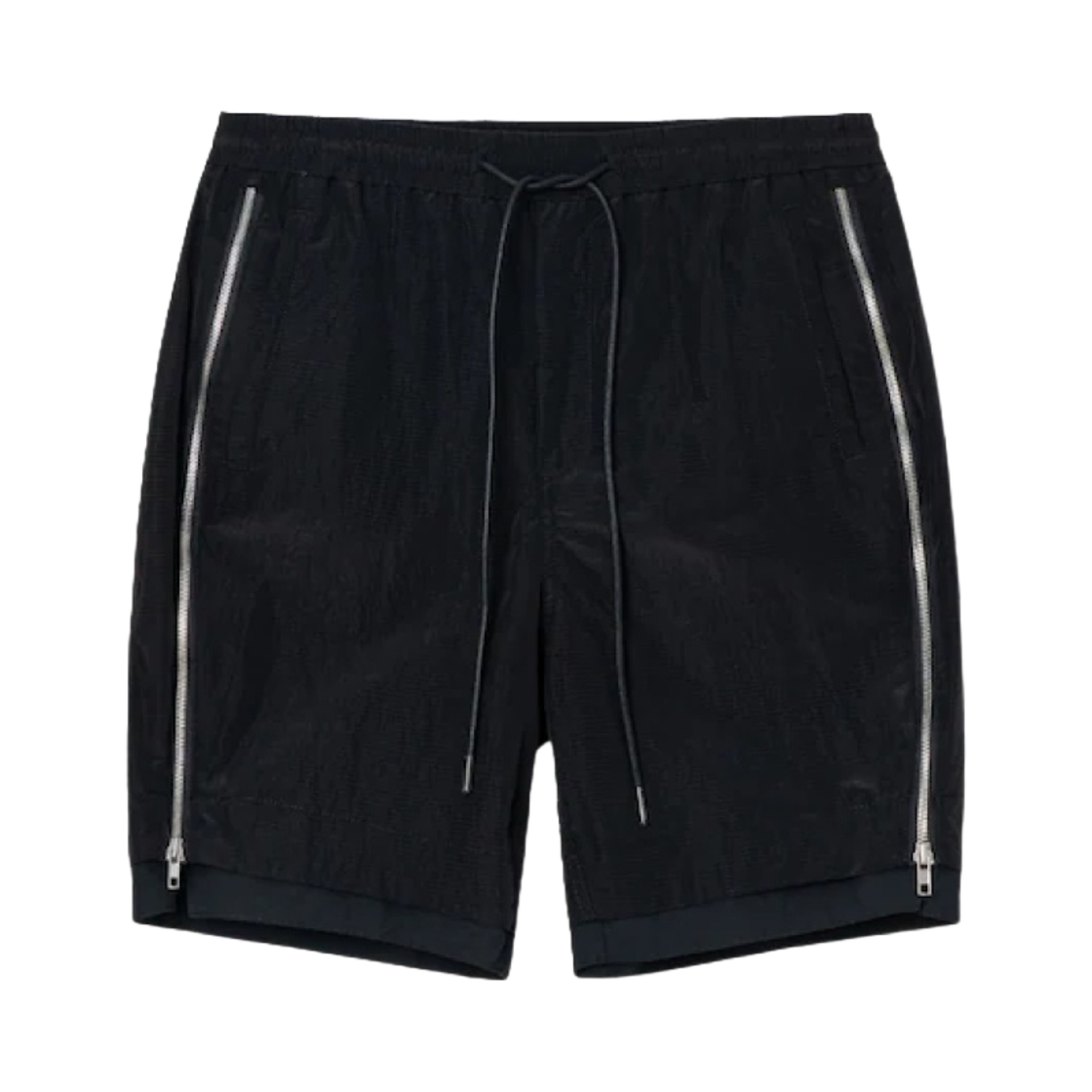 준지 울 코튼 사이드 지퍼 쇼츠 블랙 - 22SS